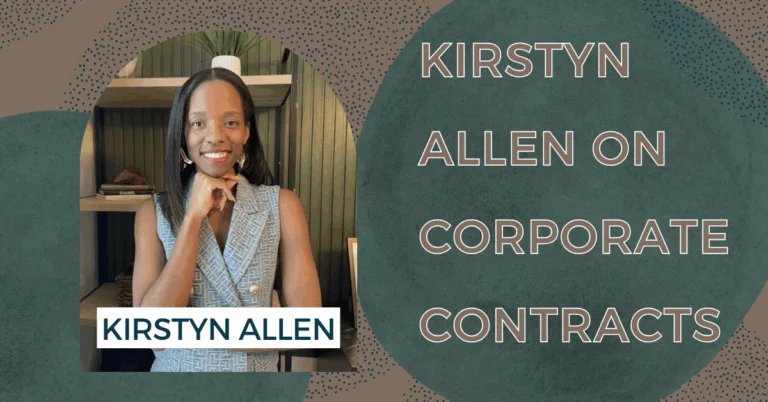 Kirstyn Allen on Corporate Contracts
